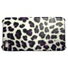 Apple iPhone 4G Hard Back Cover - [ PURPLE LEOPARD PRINT ] <br>QuickFind: 7681