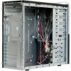 Casecom  Black / Silver Midi Tower Case With Front Panel LCD - No PSU QuickFind: 2757