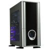 Xpert Systems Atrix 9003B34 Silver / Black Gaming Case, 520W PSU, Mesh Side Window, 12cm Neon Fan, LCD Temp Display, ATX QuickFind: 4304