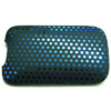 Xpert Systems  Soft Touch Slip Pouch Case [ BLACK WITH BLUE GLITTER ] <br>QuickFind: 7719